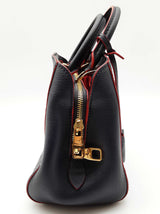 Louis Vuitton Montaigne Monogram Empreinte Marine Blue Red Leather Tote Bag Do0425lrxzde