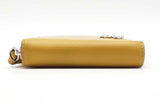 Jimmy Choo Jc Logo Yellow Leather Wallet Sd0626rzde