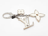 Louis Vuitton Fleur D'epi Silver-tone & Ivory Enamel Bag Charm Fw0726lxzdu