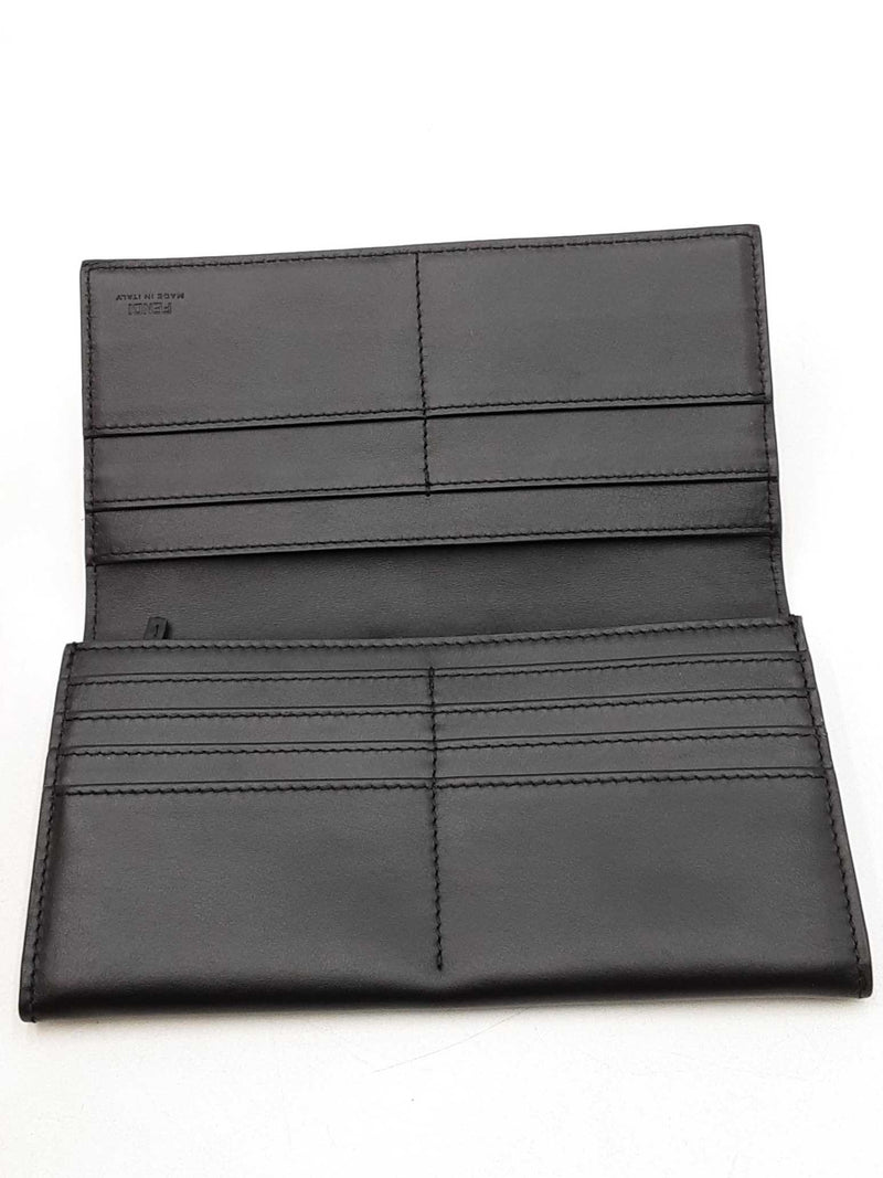 Fendi Ff Embossed Leather Continental Wallet Eb1125lixdu