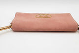 Gucci Pink Suede Shoulder Bag Eb0626ocrde