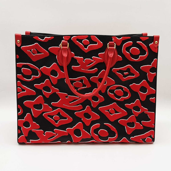 Louis Vuitton Tufted Monogram Urs Fischer Onthego Tote Bag Sd0625lcrzde