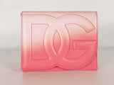 Dolce & Gabbana Dg Logo Embroidered Pink Ombre Crossbody Bag Sd1125rzxde