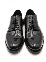 Dolce & Gabbana Derby Black Patent Leather Shoes Size 9 Eb0126lxzsa