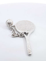 Tiffany & Co. Sterling Silver Tennis Racket Pendant, 33.4 Grams Hs0124exsa