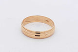 18k Yellow Gold Wedding Band Ring 4.6 Grams Size 10 Eb0726rpxsa