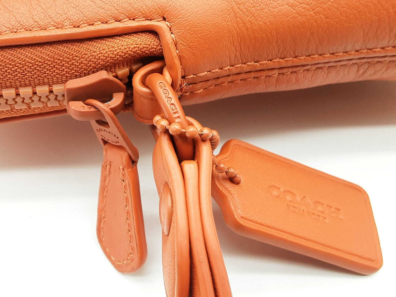 Coach Spicy Orange Ranger Leather Pouch Do0824oxde