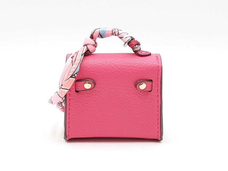 Mini Plaything Bag Charm In Fucshia Fw0825cdu
