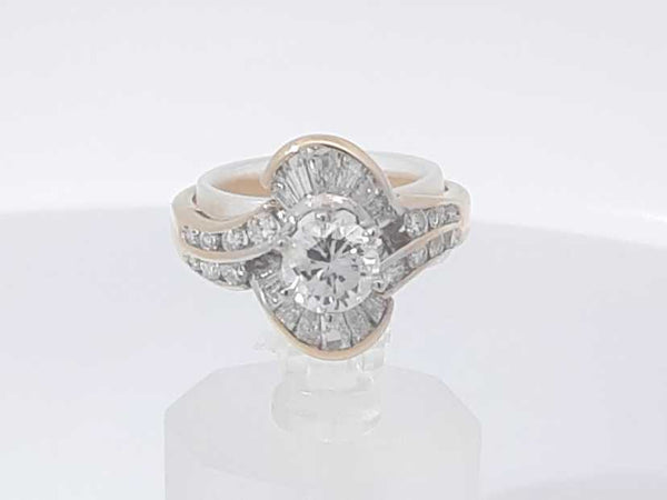 1.71 Cttw Diamond 18k Yellow Gold Ring 5.4 Grams Size 6.5 Aa0725lizxsa