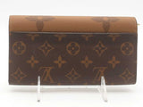 Louis Vuitton Reversed Monogram Sarah Wallet Brown Aa1025wrxsa