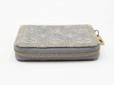 Louis Vuitton Zippy Coin Purse In Washed Gray Monogram Denim Fw0926wxzdu