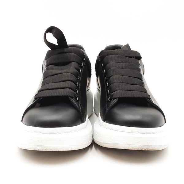 Alexander Mcqueen Pelle S Gomma Black Sneakers Size 35+ Sd0625crdu