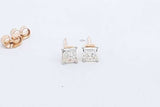 Approx. 0.8ctw Diamond Stud Earrings In 14k Yellow Gold 0.7 Grams Eb0824wxzsa