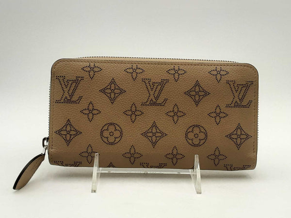Louis Vuitton Monogram Mahina Bloom Rose Beige Wallet Aa0625oxzsa