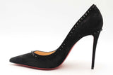 Christian Louboutin Veau Velours Spiked Anjalina Heels Size 41.5 Eb0125exsa