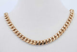 14k Yellow Gold Cuban Link Chain Necklace 26.7 Grams 22.5 Inch Eb0926oxxzde