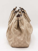 Gucci Sukey Medium Tote Bag In Mystic White Guccissima Leather Fw1125lrxdu