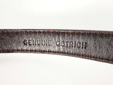 Bally Switzerland Genuine Ostrich Leather Belt Size 95-38 Sd0226rzde