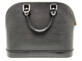 Louis Vuitton Alma Black Epi Leather Handbag Do0724rxzde