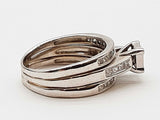 1.20 Cttw Diamonds 14k White Gold 8.3g Ring Size 9.5 Do0425pxzde