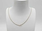 14k Yellow Gold 2.8 Grams 18 Inch Rope Chain Mk0326lizmia