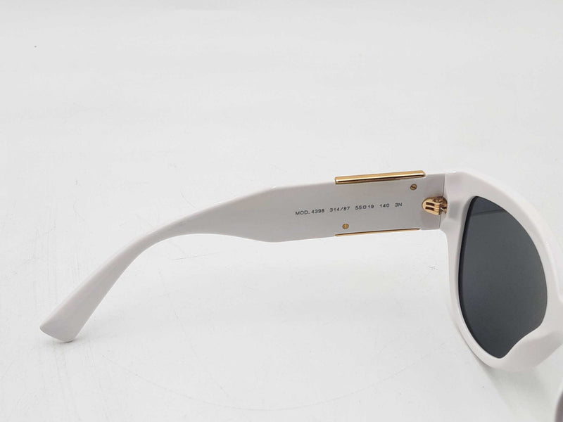 Versace 4398 Cat Eye White Sunglasses Aa1025rzsa