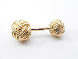 Tiffany & Co. Schlumberger Rope Knot Cuff Links In 18k Gold 14 Gram Fw0826lxzxd7