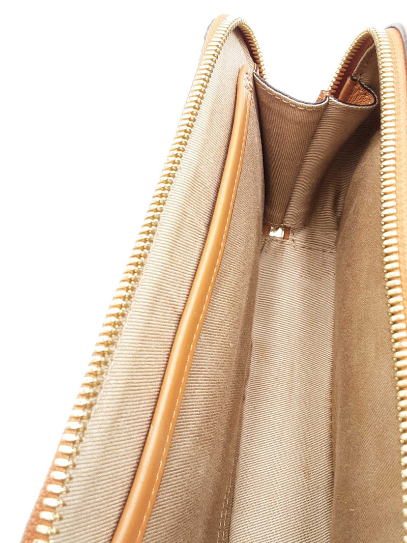 Mcm Cognac Visetos Camera Crossbody Bag Eb1125loxdu