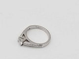 1.27 Dwt Diamond 3.8grams 18k White Gold Size 5.5 Vc0825owrmia