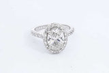 14k White Gold 1.53ctw Lab Grown Diamond Ring 3.4 Grams Size 4.25 Eb0624irxdu