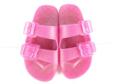 Balenciaga Pink Rubber Mallorca Slide Sandals Size 40 Sd0525lrzde