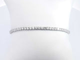 4.05 Cttw Lab-grown Diamond & 14k Gold Tennis Bracelet 6.1g 7 Inch Fw0326lwxzdu
