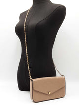 Louis Vuitton Félicie Pochette In Turtledove Beige Monogram Empreinte Leather Fw0726ixzdu