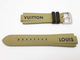 Louis Vuitton Qa173 44 Tambour Street Driver Green Steel Watch Do0425wwxzde