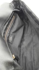 Fendi Black Leather Baguette Shoulder Bag Eb1025cxzdu