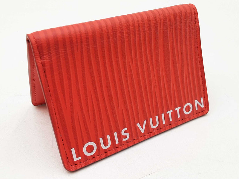 Louis Vuitton Pocket Organizer In Red Epi Xl Grained Leather Fw0725prxdu