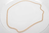 14k Yellow Gold Curb Chain Necklace 7 Grams 20 Inch Eb0326wxzsa