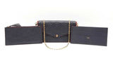 Louis Vuitton Pochette Félicie In Navy Monogram Empreinte Leather Fw0925izxdu