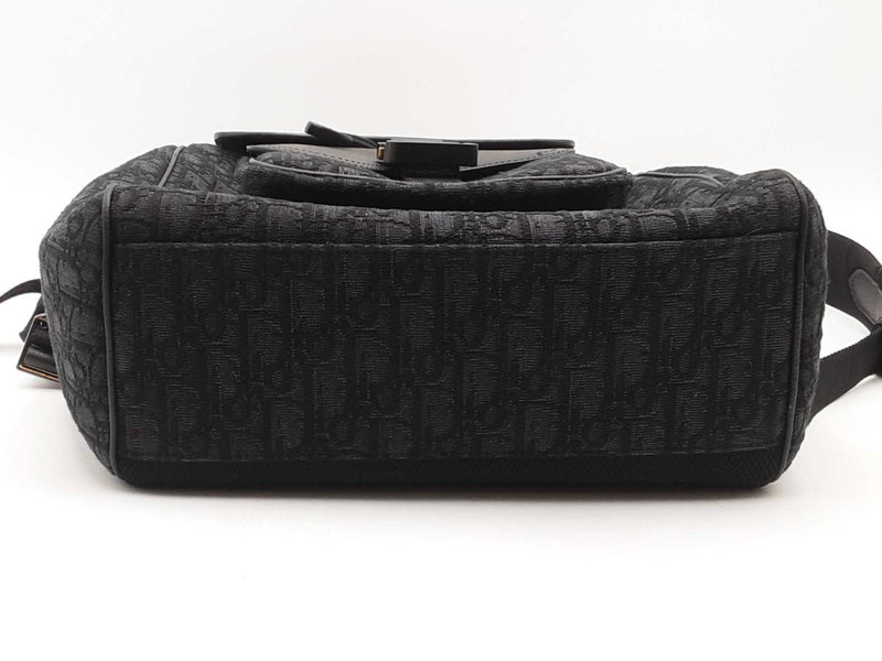 Dior Saddle With Flap Black Backpack Aa1125exzsa