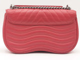 Louis Vuitton New Wave Chain Mm Red Handbag Aa0326ezxsa