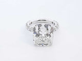 14k White Gold 5.5g Lab Grown Diamond 11.51cttw Ring Size 6.75 Lh0524crxzde