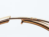 14k Yellow Gold Classic Hoop Earrings 6.1 Grams Fw0326wxzdu
