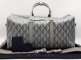 Christian Dior Lingot 50 Bag In Gray Cd Diamond Coated Canvas Fw0526exzdu