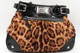 Dolce & Gabbana Miss Silky Leopard Print Calf Hair & Leather Satchel Eb0226lxzdu