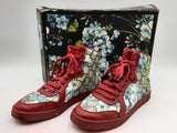 Gucci 435780 Gg Supreme Blooms Blue Red Shoes Size Gucci 36.5 Womens Do1224lrxde