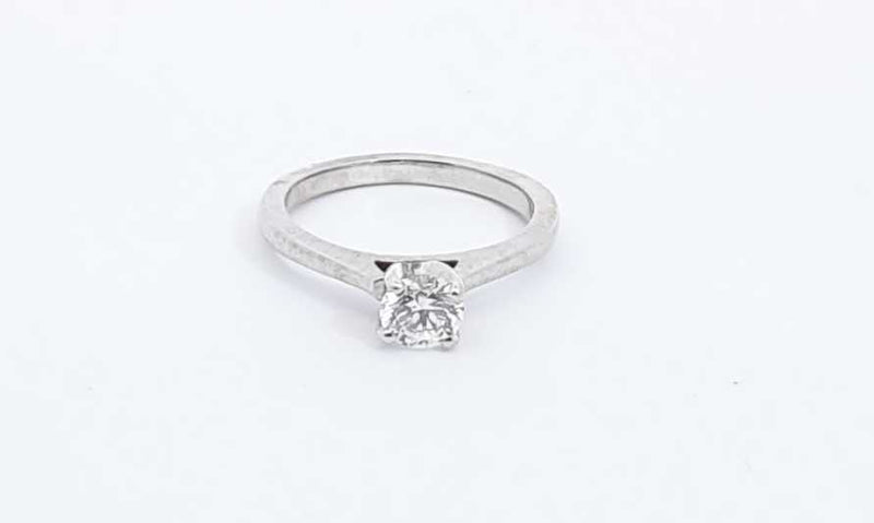 14k White Gold .55ctw Lab Grown Diamond Ring Size 6, 3.2g Ebwlxdu 144010021094