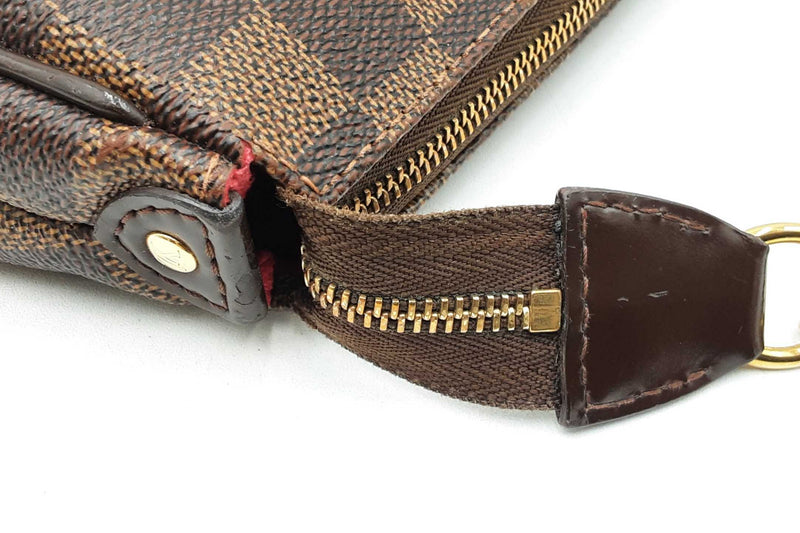 Louis Vuitton Eva Convertible Clutch In Damier Ebene Coated Canvas Fw1125wordu