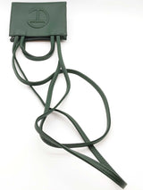 Telfar Mini Faux Green Leather Shopping Tote Bag Eb0526wrde