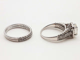 3.51 Cttw Natural Diamonds 14k Wg 12.8g 3 Set Rings Size 11.75 Do0226exzxde