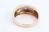 Approx. 0.3ctw Diamond Ring In 14k Yellow Gold 6.8 Grams Size 11 Eb0924orxdu